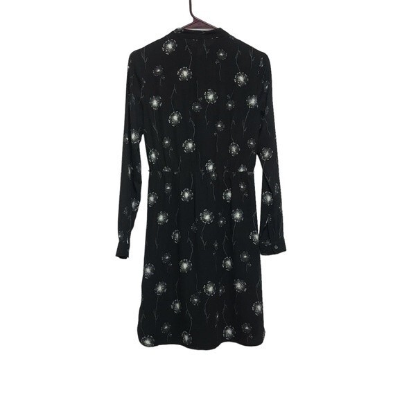 Ann Taylor‎ Loft Black Dandelion Shift Dress - Picture 10 of 10